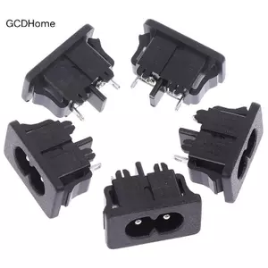 GCDHome 5 Mới AC250V 5A 2Pin Điện AC Soet Gắn Nữ Soet HOT