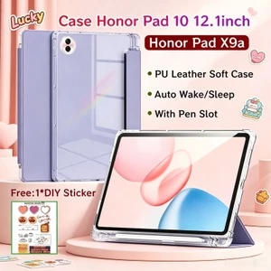 Ốp điện thoại Honor Pad 10 12.1 inch có khe cắm bút Vỏ bảo vệ từ tính Honor Pad X9a 11,5 inch có mặt sau trong suốt Honor Pad 8a 11 inch Vỏ Honor Pad X8b 11 inch