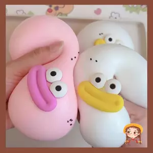 Lý Miệng Lớn Squeezable Căng Thẳng Cực Lớn Mềm TPR Cảm Giác Fidgety Đồ Chơi Hỗ Trợ Tập Trung Cho Người Lớn Và Trẻ Em