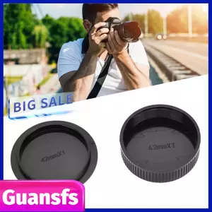 Guansfs Bộ 4 cặp nắp ống kính phía sau và thân máy ảnh Acouto cho phụ kiện ngàm vít M42