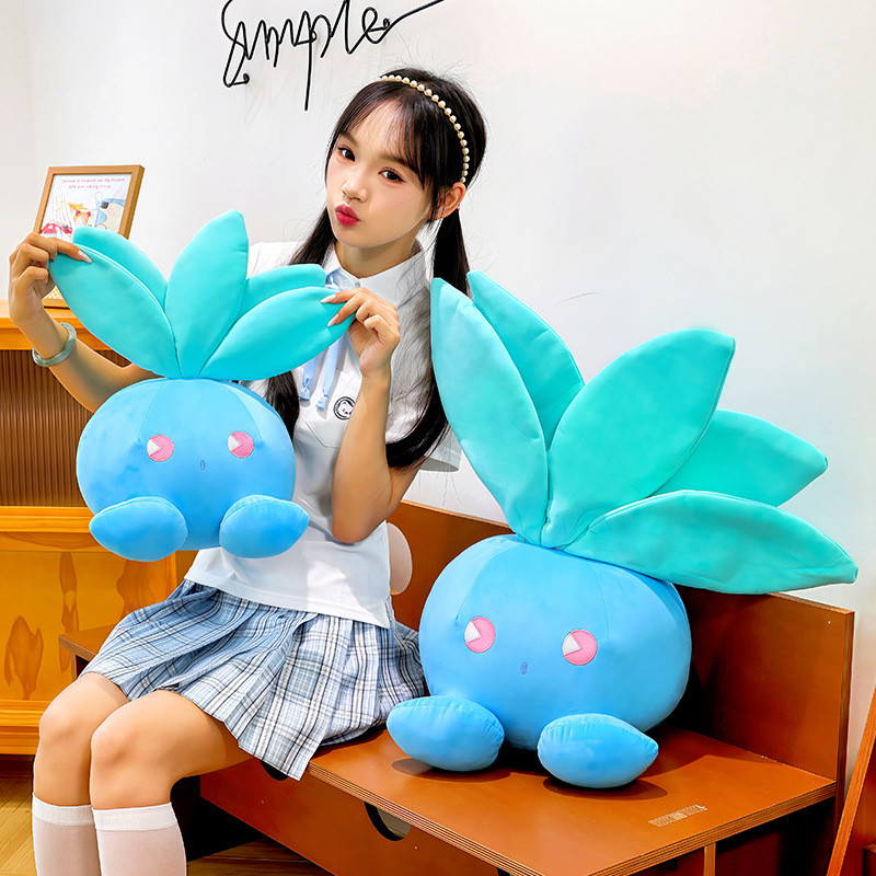 PS1 Pokemon Soda Làm Mới Oddish Plushie Dễ Thương Màu Xanh Sang Trọng Búp Bê Nhồi Bông Đồ Chơi Gối Quà Tặng SP1