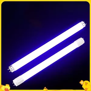 T5 T8 Muỗi Diệt Đèn Ống 6W 8W 10W 15W Đèn UV Ống 365nm Cực Tím Sâu Hại Housefly Ruồi Bọ Côn Trùng Bẫy Màu Xanh