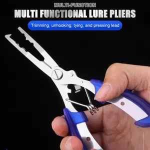 Kìm câu cá cong bằng thép không gỉ Dụng cụ kéo dây cá đa chức năng FSI