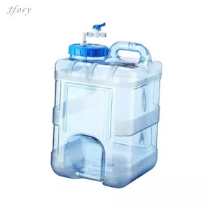 Bình đựng nước di động cấp thực phẩm Jfory có tay cầm Bình nạp tự động để cắm trại ngoài trời Máy phân phối nước dã ngoại và đi bộ đường dài