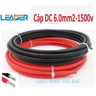 Dây cáp điện leader DC 6.0 mm2-1500V - PN TECH DC 6.0 mm2-1500V Chuyên dụng cho điện mặt trời