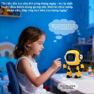 [PHIÊN BẢN NÂNG CẤP] Robot Al Tương Tác Thật Với Trẻ Em - Rèn Luyện Tư Duy Cho Bé - Phản Xa Nhanh Nhẹn