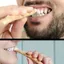 Que chăm sóc răng miệng CATMALLER88, Bàn chải đánh răng Miswak mềm có thể phân hủy sinh học, Tự nhiên Không cần kem đánh răng Cần nhai truyền thống Chăm sóc răng miệng