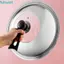 Nắp nồi có thể nhìn thấy bằng thép không gỉ FUHUIOT, Universal 28 / 30 / 32 / 34 / 36 / 38 CM, Phụ kiện nhà bếp Núm nhựa màu đen chịu nhiệt Chống bỏng Chảo chiên Nắp đĩa