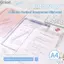 Thư mục tập tin A4 GREAT, Nẹp viết trong suốt dày, Quà tặng kẹp giấy Acrylic dọc chất lượng cao