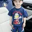 Bé trai (90-140) Bộ đồ hai mảnh mỏng Ultraman phong cách mới mùa hè
