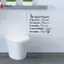 Ghế vệ sinh ngộ nghĩnh Ghế Sofa treo tường Phòng tắm Đề can trang trí nhà VN