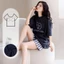 Quần Short Nữ Tay Ngắn Bộ Pyjama Có Miếng Lót Ngực Cho Phong Cách Cao Cấp Thoải Mái Trong Nhà Hàng Ngày Nhà Thường Ngày Mùa Hè Giải Trí Dịp