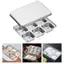 XUAN Ice Cube Khuôn Cà Phê Tủ Đông Khay Khối Thép Không Gỉ Chống Mài Mòn Không Làm Hình Cầu Nắp Thép Hộp VN