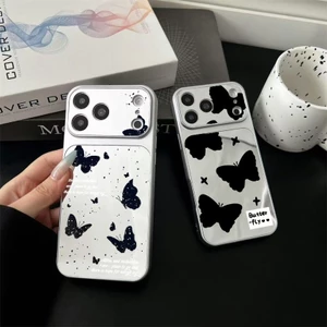 Ốp Điện Thoại Họa Tiết Nơ Bướm Dreamy Cho Samsung Galaxy A24 A34 A54 A25 A35 A55 A26 A36 A56 A27 A37 A57 A50 A50S A21S A51 A31 A30S A71 Vỏ Gương Trang Điểm