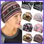 MERIGGIARE Hồi Giáo Hijabs Thể Thao Thường Ngày Co Giãn Mũ Ngủ Rụng Tóc Khăn Trùm Đầu Beanies Mũ Chemo