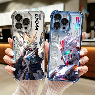 Ốp Điện Thoại Anime Gundam Cho OPPO Reno 15 14 13 12 Pro 5G 6 7 8 10 Pro 15F 14F 13F 12F 11F 7Z 8Z 8T Mạ Sang Trọng Chống Va Đập Phim Hoạt Hình Bảo Vệ Vỏ Mềm Dễ Thương