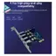 PCIe sang 4 Cổng USB-A 4Pin Power 5Gbps Thẻ mở rộng PCI Express USB 3.2GEN1 Controllor Adapter Máy tính để bàn