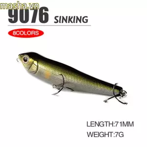Mồi bút chì có bóng thép Ngoài trời Crankbaits Giải quyết Minnow Mồi