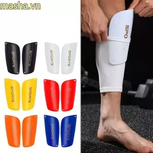 1 Cặp Bóng Đá Shin Miếng Lót, Xanh Đen Trắng Thoáng Khí Bóng Đá Shin Giá Đỡ, Phụ Kiện PE 8 Màu Trẻ Em Bé Trai Nam