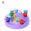 MJnmc Hạt Gỗ Con Lăn Coaster Mê Cung Đồ Chơi Giáo Dục Cho Trẻ Mới Biết Đi Học Sáng Tạo Vòng Tròn Tra Trò Chơi Lớp Học Mầm Non Sử Dụng Mới