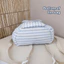 Ba lô sinh viên PYCOU, Ba lô đóng nắp Nylon dây rút sọc, Đơn giản nhẹ dung tích lớn Du lịch đa chức năng Daypack Teen Girl