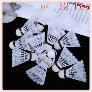 JRP 12 Bóng Cầu Lông Bằng Nhựa Trắng Shuttlecos Huấn Luyện Thể Thao Thể Thao JRP