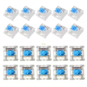 Btsg Bàn Phím Cơ MX Tuyến Tính Bluish Trắng Switch 3pin 60g Lực Gắn PCB