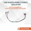 AV100C cho Bộ cách ly âm thanh Bộ lọc tiếng ồn mặt đất thông thường Bộ khử tiếng ồn chống nhiễu Âm thanh ô tô Âm thanh nổi tại nhà