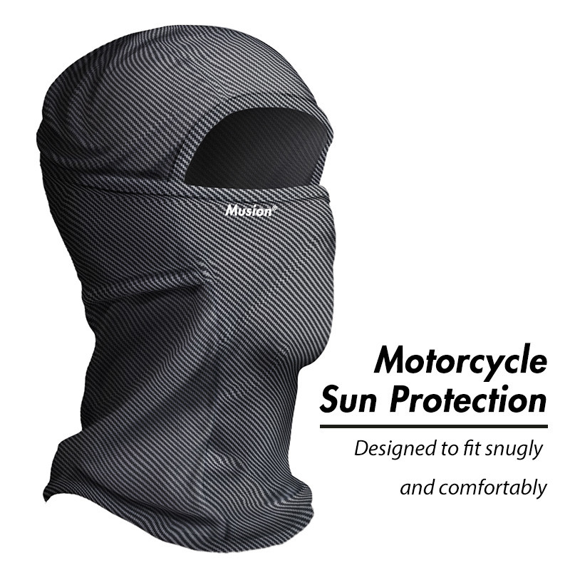 Musion Racing Balaclava - Thoáng Khí, Chống Nắng UV, Phù Hợp Cho Xe Đạp, Thể Thao Ngoài Trời & Xe Máy