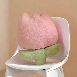 Ins Dễ Thương Influencer Hoa Tulip Gối Bắc Âu Phòng Khách Gối Sofa Đệm Phòng Ngủ Giường Bé Gái