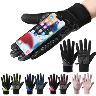 Găng tay ấm MIKYCO cho mùa đông, phù hợp với nhiều hoạt động ngoài trời như đi xe đạp và trượt tuyết, có lớp lót lông cừu giữ nhiệt và tương thích với màn hình cảm ứng.