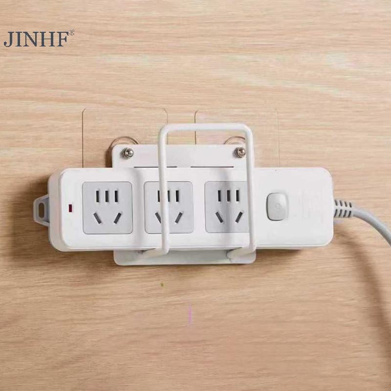 JINHF Giá đỡ bộ định tuyến treo tường Giá đỡ lưu trữ WiFi Dễ dàng cài đặt Giá đỡ ổ cắm điện chống khoan Giá sách HOT