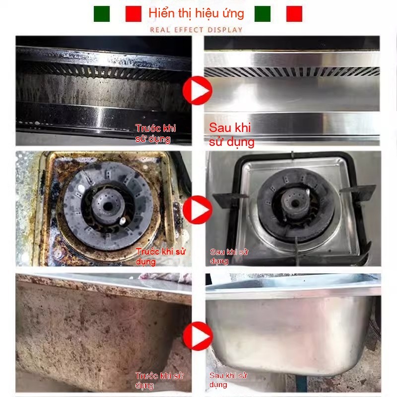 Xịt Tẩy Mỡ Đa Năng CLEANLIFE, Làm Sạch Máy Hút Mùi, Mặt Bếp, Tường Gạch Ốp, Bồn Rửa Hiệu Quả