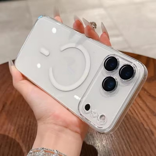 [JLK] Ốp từ tính siêu mỏng bằng nhựa cứng trong suốt sang trọng cho iPhone 17 Air 16E 16 15 14 Plus 13 12 11 Pro Max Vỏ bảo vệ Camera