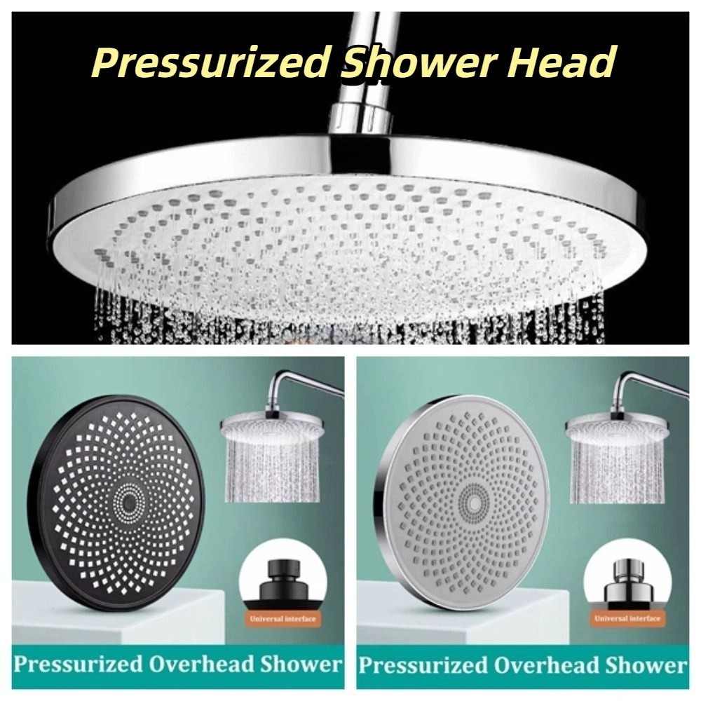Đầu vòi hoa sen mưa ELLSWORTH, 360° Xoay Bảng Điều Khiển Lớn Lượng Mưa Đầu Tắm Áp Lực, Mưa Đơn Cố Định 9 inch Lớn Bên Trong Tăng Áp Áp Lực Cao Đầu Tắm Treo Tường