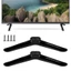 Giá đỡ TV JVSUB, có miếng đệm chống trượt Chân đế TV màu đen, có ốc vít Màn hình đa năng Để bàn Phòng ngủ chân