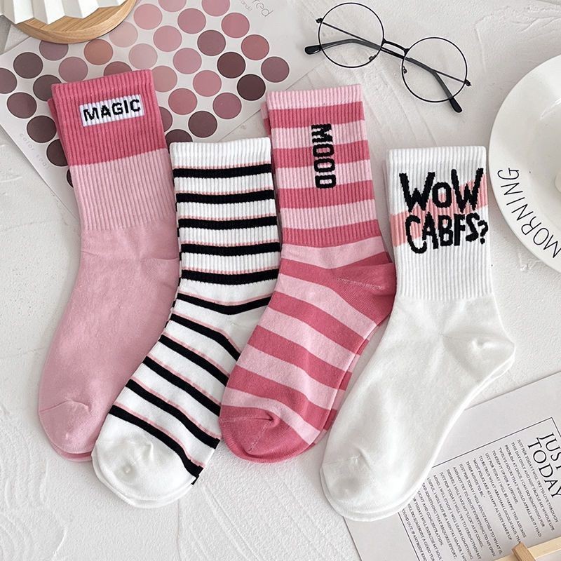 Tất dài cá tính mới phong cách Ins, phù hợp thời trang đa dụng cho nữ