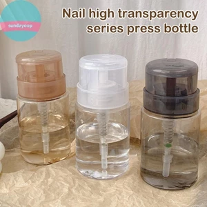 SUND Nail Refillable Chai Máy ép rỗng Máy bơm phân phối Nail Art Ba Lan Tẩy sạch Chai trang điểm Dụng cụ làm móng tay VN