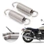 EDB * 2 Chiếc Hệ Thống Xả Cố Định Lò Xo 43 Mm Xe Máy Giảm Thanh Xả Lò Xo Phụ Kiện Xe Máy Lắp Đặt Dễ Dàng