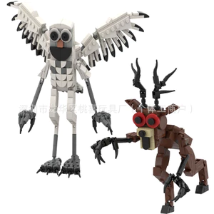 R ROBLOX Forest Survival 99 Night Game Hoạt Hình Rừng Hươu Khối Xây Dựng Đồ Chơi Mô Hình Lắp Ráp