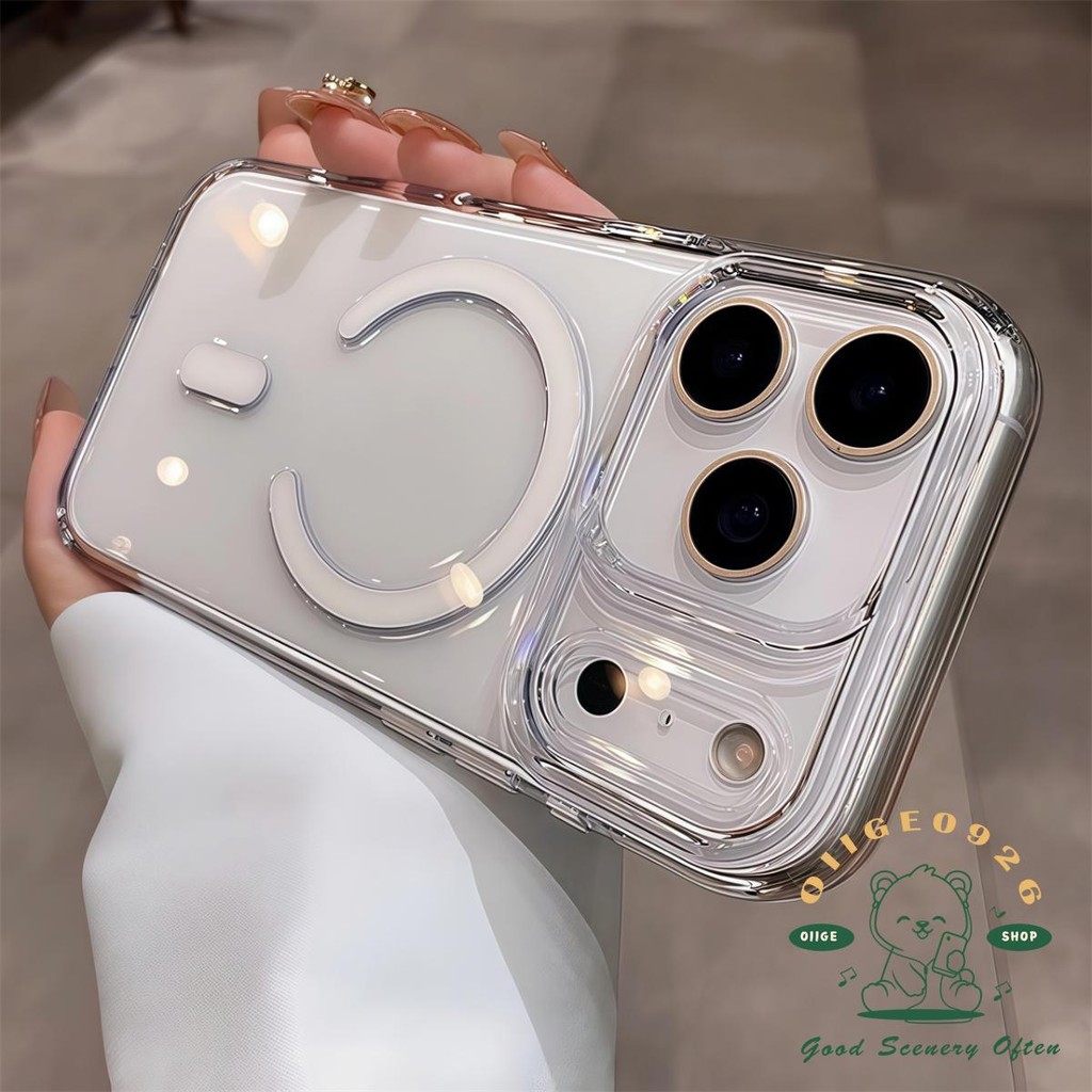 【 Ốp lưng iPhone17 】 Chìa khóa AI chất lượng cao chống rơi thu hút từ tính Vỏ điện thoại iphone 17 Pro Max 16 15 14 cho vỏ iPhone Vỏ cứng PC chống sốc