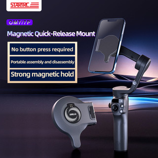 Dành cho điện thoại di động DJI Osmo Mobile 7 nhãn dán mặt sau từ tính, nhanh chóng và dễ tháo, phụ kiện gimbal cầm tay DJI OM7, tương thích với mô-đun theo dõi
