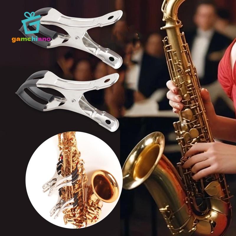 2 Chiếc Saxophone Nút Chìa Khóa Indentation Kẹp Sax Sửa Chữa Sax Kẹp Chìa Khóa