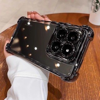 Ốp lưng trong suốt chống sốc không ố vàng cho Xiaomi 13 14 15 15T Pro Ultra 15S Pro Redmi Note 11 12 13 14 Pro 5G K60U