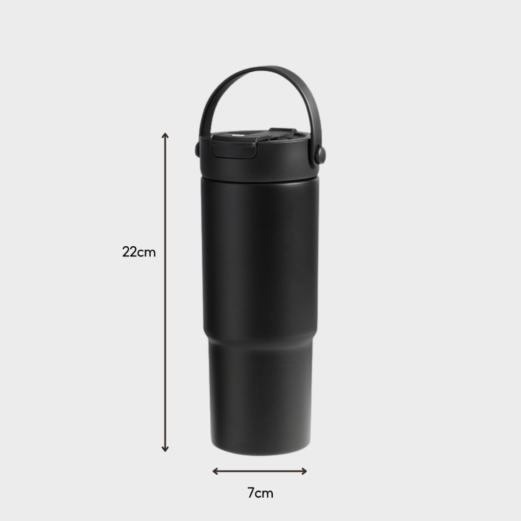 Ly giữ nhiệt tráng sứ cao cấp 84F700C, 700ml, inox 316, giữ nhiệt 8-12h, khắc tên theo yêu cầu
