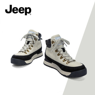 JEEP Giày Bốt Martin Nhỏ Đế Dày Nữ Thu Đông Phong Cách Mới Ngoài Trời Chống Trơn Trượt Đi Bộ Đường Dài Giày Merad Giày Nữ