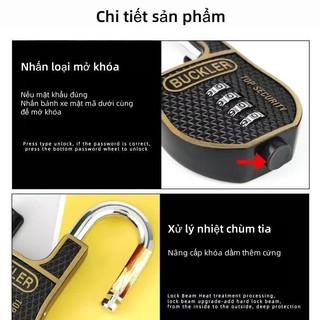 AIMVUKES khóa mật mã 4 số cao cấp Blucker, chống cắt, chống nước, chống trộm, an toàn, cho nhà cửa, nhà kho