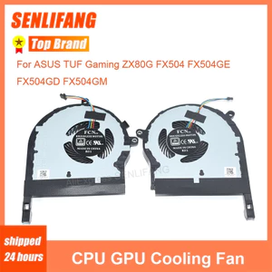 Laptop Mới CPU GPU Quạt Dành Cho ASUS TUF Gaming ZX80G FX504 FX504GE FX504GD FX504GM Cooler 13NR00J0P02011 13NR00J0P01021