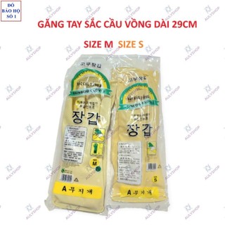 [10 ĐÔI] Bịch 10 đôi găng tay cao su Sắc Cầu Vồng dài 32cm size L, M, S. găng tay rửa bát, rửa chén