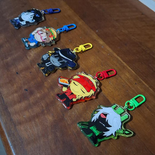R-oblox Forsaken Acrylic Keychains Chance Elliot 1x1x1x1 007n7 TwoTime,Kawaii cartoon game Character pendant